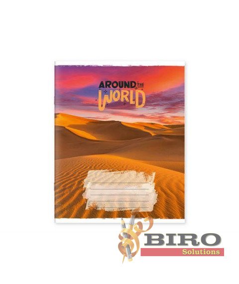 Caiete 96 foi, linie, copertă colorată, 961019